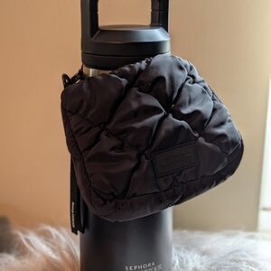 Sephora beauty insider travel water thermos bottle quilted micro pouch set